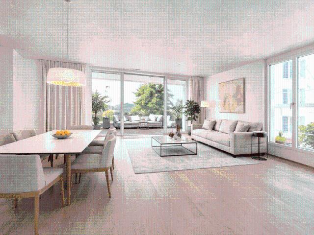 Erstvermietung: exklusive 4,5 Zimmer Wohnung im Eigentumsstandard mit grosszügigem Grundriss