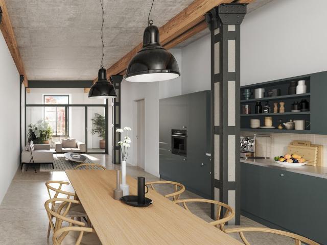 Erstvermietung Grosszügige Wohnung mit industriellem Charme