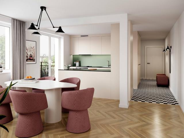 Erstvermietung im Kreis 6 – 4.5 Zimmer mit Balkon
