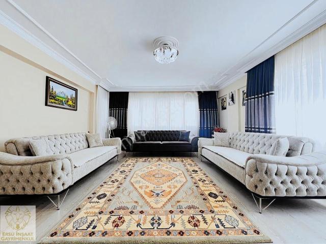 Ersü'den Şükrü Karaduman'da 3+1 120m2 Masrafsız Doğalgazlı