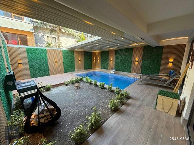 ERTEKİN EMLAK'TAN PURSAKLAR'DAISITMALI HAVUZLU MODERN VE LÜKS YAPISI İLE 5+2 MÜSTAKİL VİLLA