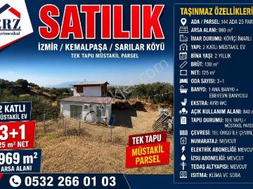 Erz'den Kemalpaşa Sarılar'da Köyiçi İmarlı Müstakil Parsel Ev