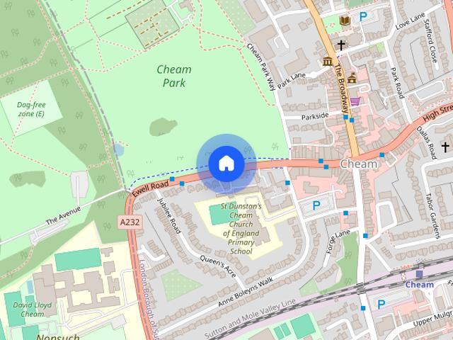 Ewell Road, Cheam, Sutton — 1 Bed Serviced Apartment, Fully Furnished