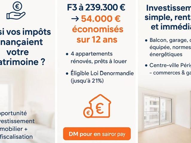 ? Et si vos impôts finançaient votre patrimoine immobilier ?