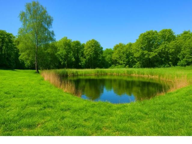 Etang, terrain de loisirs
