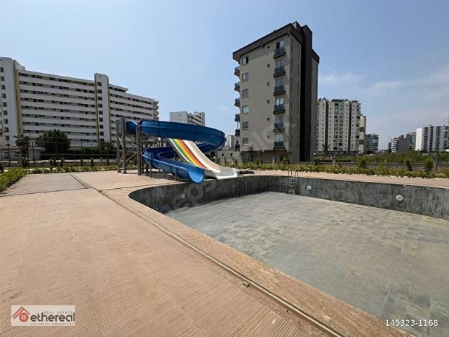 ETHEREAL'DEN TÖMÜK'DE AQUPARK VE HAVUZLU SAUNA HAMAMLI GENİŞ 1+1