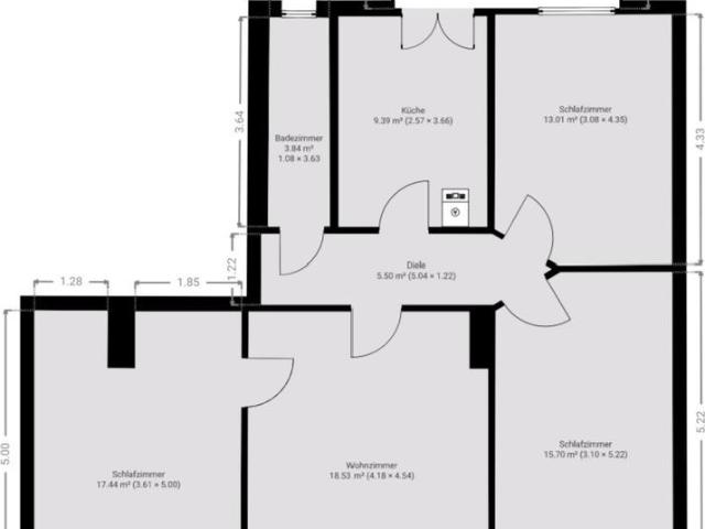ETW 4ZKB, Göttingen Innenstadtlage, ca 86qm
