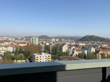 ETW Vorsorge/Anlage Schloßbergblick, sonnige 3ZI mit Loggia,TG nahe CITY PARK