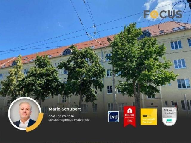 Eutritzsch neu sanierte & moderne Dachgeschoßwohnung mit Loggia in verkehrsgünstiger Lage