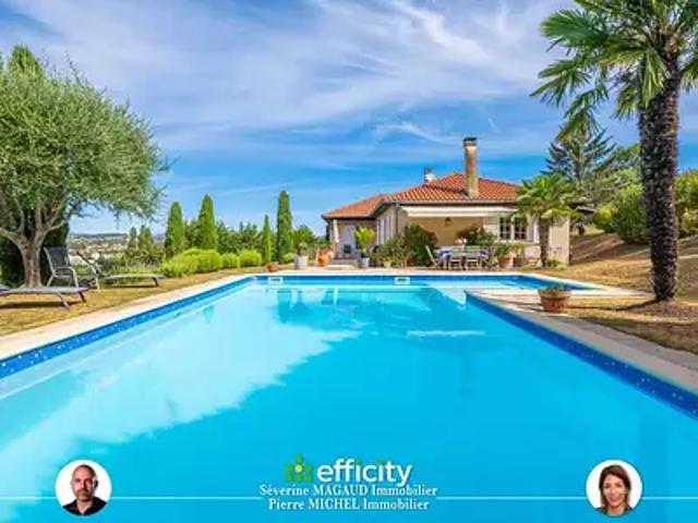 Eveux 69210 Achat / Vente maison 6 pièces t6 piscine jardin