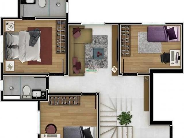 Excelente coberturas duplex à venda no bairro Caiçara, Belo Horizonte!
