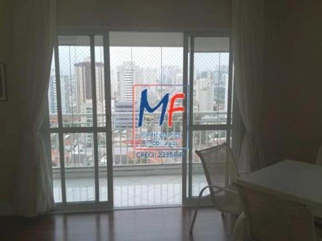Excelente apto na Vila Gumercindo, 93 m² a.u 3 dormitórios 1 suíte, sala, cozinha, varanda envid