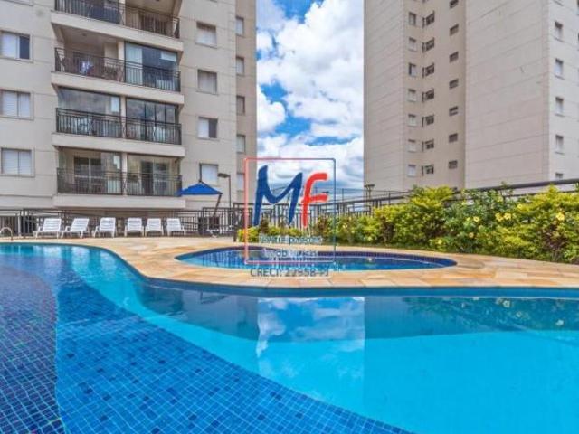 Excelente apto na Vila Gonçalves, São Bernardo do Campo/SP, com 58 m² a.u 2 dormitórios 1 suíte