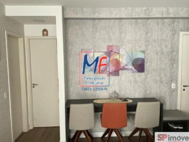 Excelente apto na Aclimação, com 51 m² a.u 2 dormitórios, sala, cozinha, varanda, 1 vaga, lazer. P
