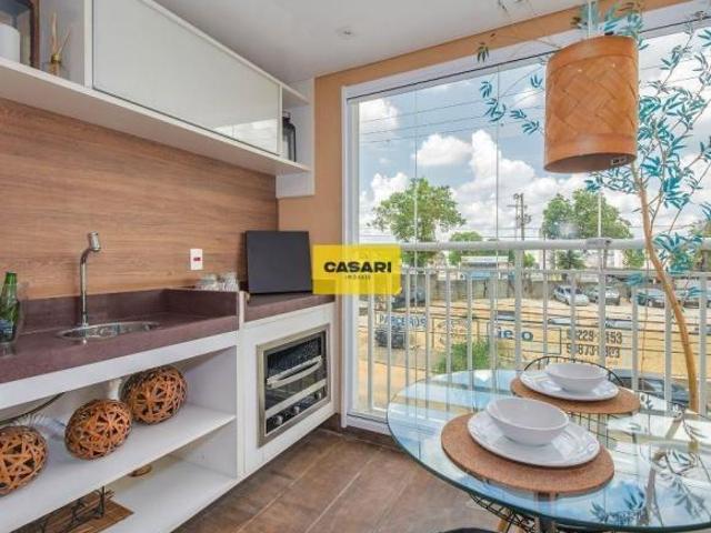 Excelente apartamento de 61,37 m² com 3 dormitórios na Vila Curuça em Santo André