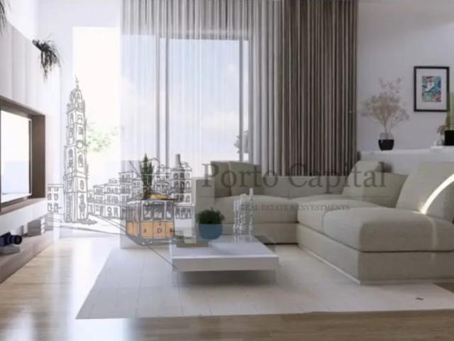 EXCELENTE APARTAMENTO T2, COM COZINHA EQUIPADA INCLUINDO MAQUINA DE LAVAR A LOIÇA E ROUPA, VARANDA E UM LUGAR DE GARAGEM, EM VILA NOVA DE GAIA A 5 MINUTOS DA PRAIA