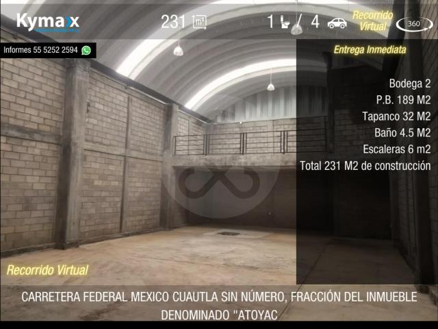 Excelente Bodega en Valle de Chalco