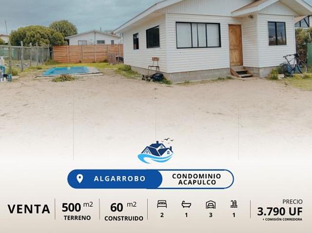 Excelente oportunidad en condominio Acapulco / Algarrobo