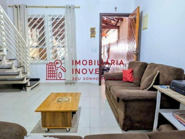 EXCELENTE SOBRADO COM 105M² 03 DORMITÓRIOS 01 SUÍTE 03 VAGAS Á 350 METROS DA ESTAÇÃO DOM BOSCO CPTM!