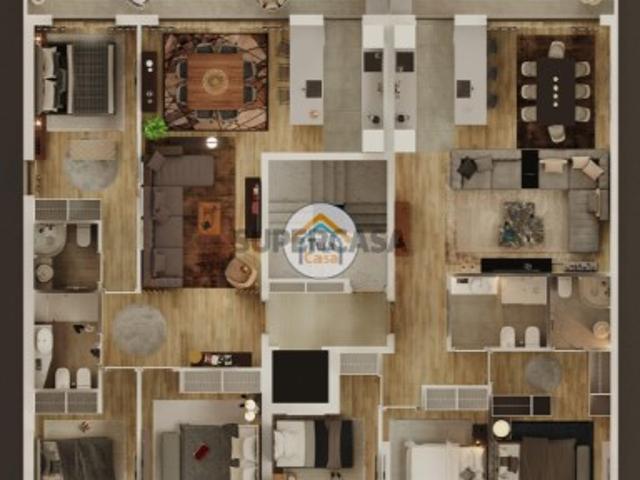 Excelente T3 128m2 em Celeirós Braga BL4 1ºPiso E