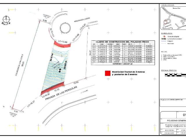 Excelente Terreno Venta en P?rgolas Bosque Real