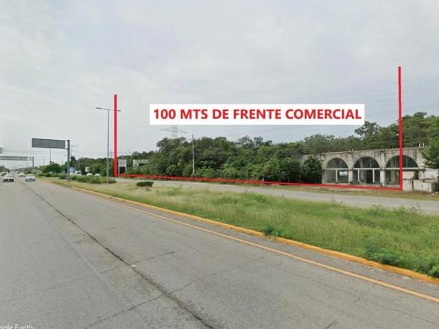 Excelente Terreno Comercial, 100 m de Frente x 53 m de fondo, Alto trafico Vehicular