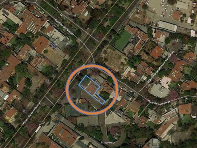 Excelente Terreno Habitacional Comercial 597m2 Paseo de la Reforma