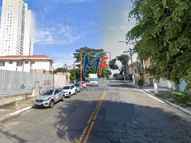 Excelente Terreno no bairro Mooca, com 280 m², testada 9 metros e 85 m2 a.c. Próximo àos Shoppin