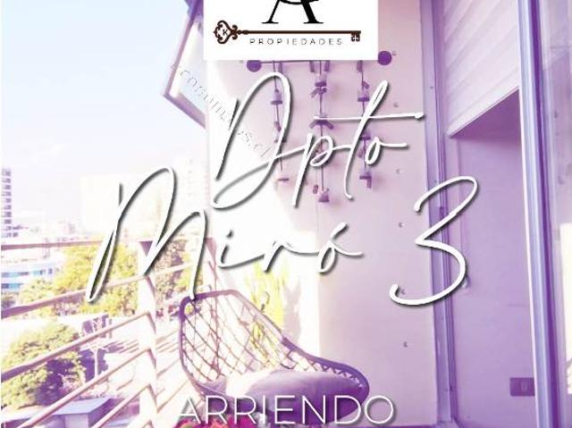 Excelente y amplio depto en arriendo