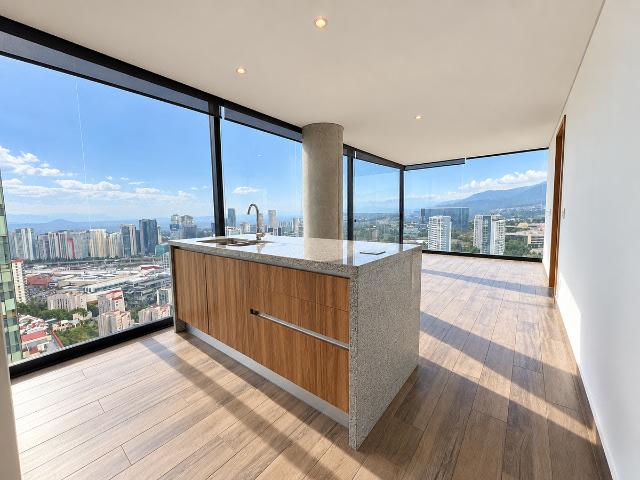 Excelente y soleado departamento en Santa Fe, piso 25 con vistas super!