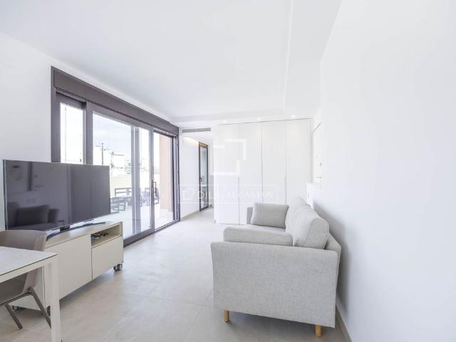 Excellent 1 Bedroom penthouse with 100m² terrace for rent in Gran Vía, Valencia