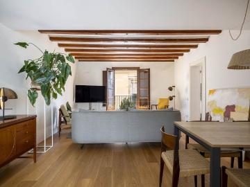 Excellent 2 Bedroom penthouse with 60m² terrace for rent in Gótico, Barcelona