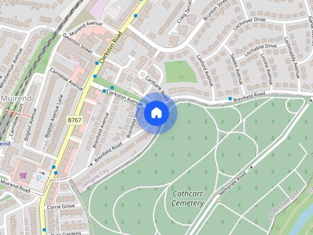 Excellent two bed furnished @ Brenfield Rd, G44