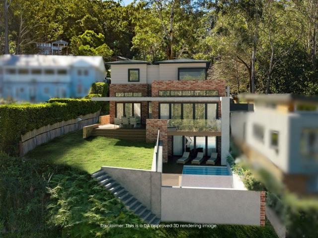 Exceptional park side vacant land with DA included