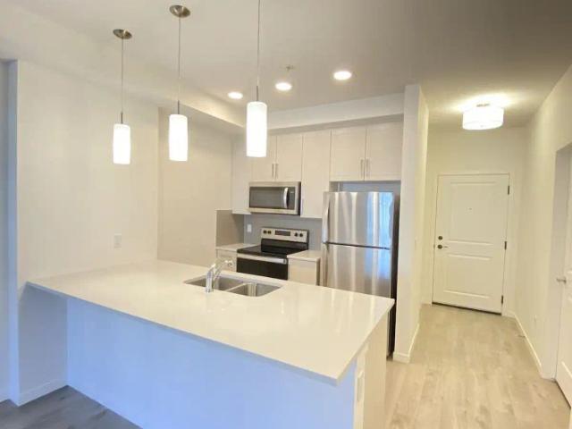 EXCEPTIONALLY LOCATED 1BR + DEN/1BA CONDO WITH UNDERGROUND PARKING IN MAHOGANY — 1 Bedroom+ Den Condo Unit