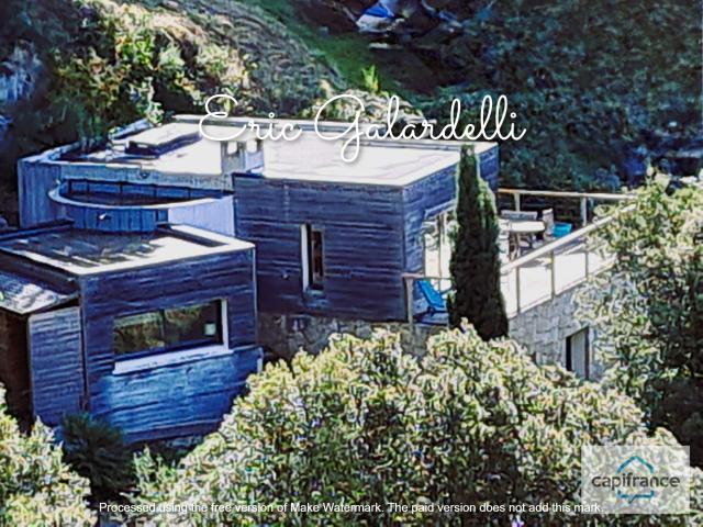 EXCEPTIONNEL A VENDRE:Maison d’architecte bioclimatique 6 pièces avec atelier d'artiste — 155 m² — magnifique vue vallée, entre mer et montagne à Sainte Lucie de Tallano 20 A voir absolument!