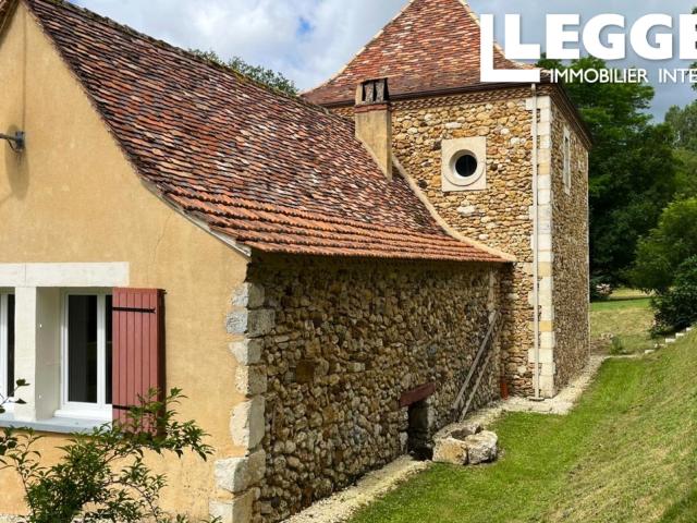 Exceptionnel moulin du Périgord rénové sur 4,6ha avec écuries et sources naturelles – À 10 min de Bergerac