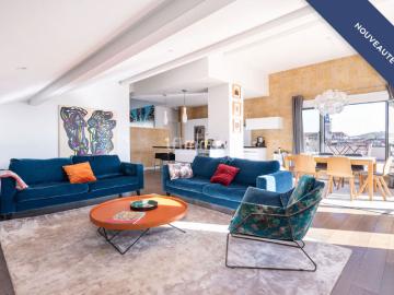 Exceptionnel toit terrasse de 152 m² + 110 m² d’extérieur