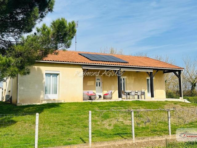 Exceptionnelle maison de plain pied avec 4 chambres et vue s. 142m² Saint Antoine de Breuilh