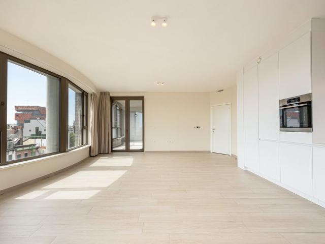 Exclusief 2 slaapkamerappartement van 116 m² met ruim inpandig terras op het Eilandje