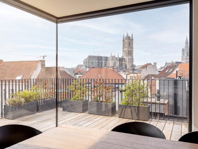 Exclusief wonen met een adembenemend uitzicht op de Gentse