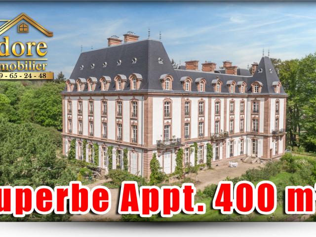 EXCLUSIF ! APPARTEMENT CHATEAU avec TERRASSE SUR LES TOITS