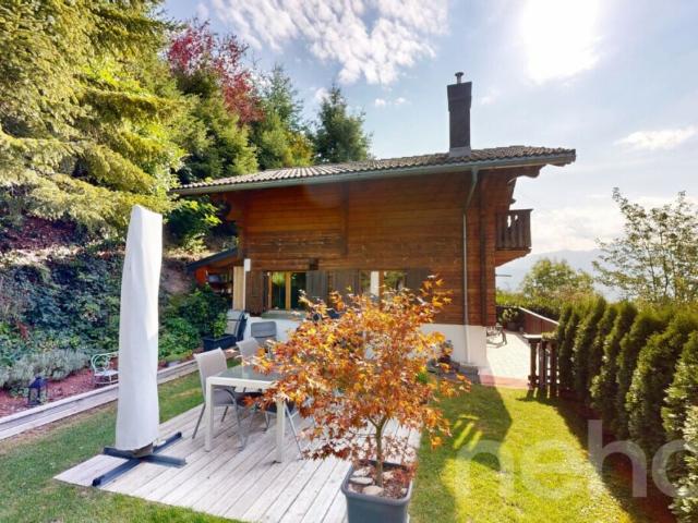 Exclusif: Chalet de 3 chambres avec une magnifique vue