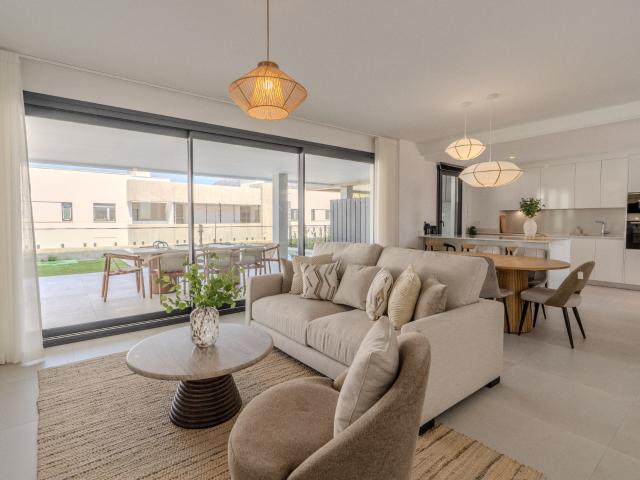 Exclusivo Apartamento de Obra Nueva en Planta Baja en Quintessence, Marbella