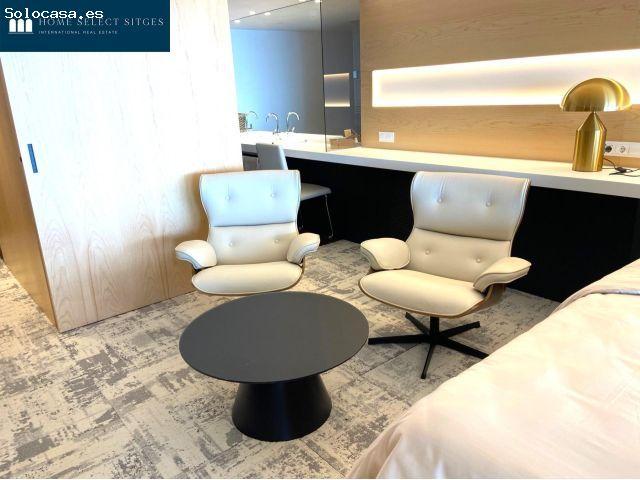 Exclusivo apartamento vacacional con vistas panorámicas al mar en Sitges Número de licencia: HUTB 01