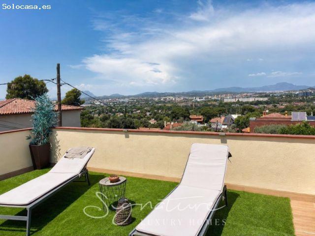 Exclusivo ático con jardín privado y gran terraza con vistas en alquiler de