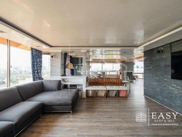 Exclusivo departamento amueblado en renta en Polanco con vista panorámica