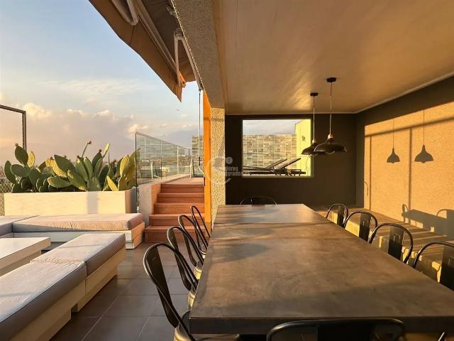 Exclusivo depto con azotea, piscina y quincho privado, 2 est