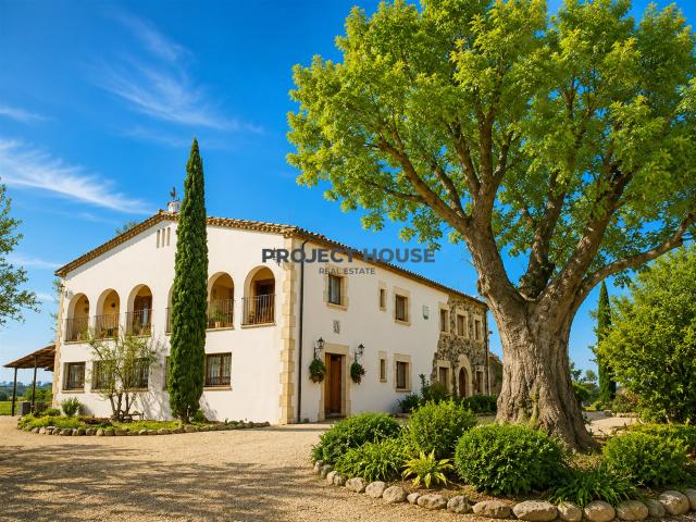 Exclusivo Refugio Mediterráneo Privado En Brunyola, Girona 1028m² Brunyola
