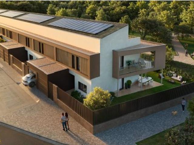 Exclusivos unifamiliares con jardín privado, tu oasis certificado Passivhaus a 15 minutos de Zaragoz